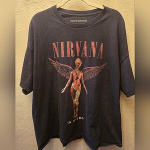 Nirvana “In Utero” Band Tee – 2023 Licensed Graphic